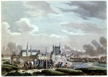 Der Angriff auf Nantes, 27.-29. Juni 1793, durch die Vendée-Insurgenten, 1800